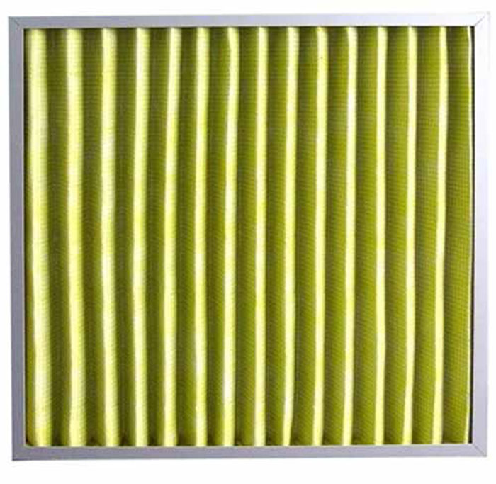 折疊式中效空氣過濾器產品正面 折疊式中效空氣過濾器產品正面